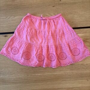 EUC Mini Boden girls size 3-4Y Cotton knit Pink‎ skirt